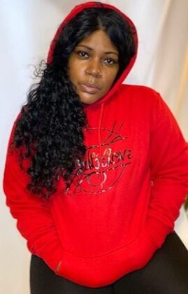 Red SoulieLove Collections hoodie