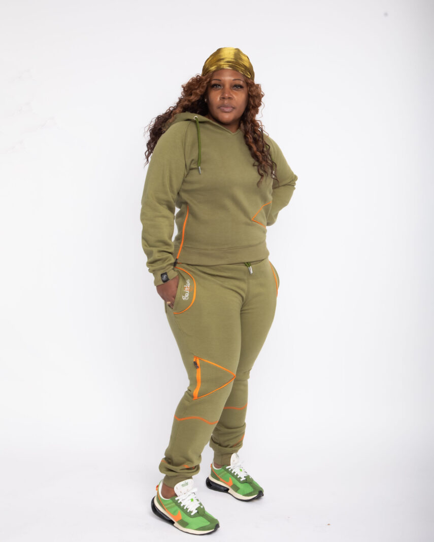 WOMEN'S FLEECE THINKABLE SWEATSUIT HOODIE - Image 6